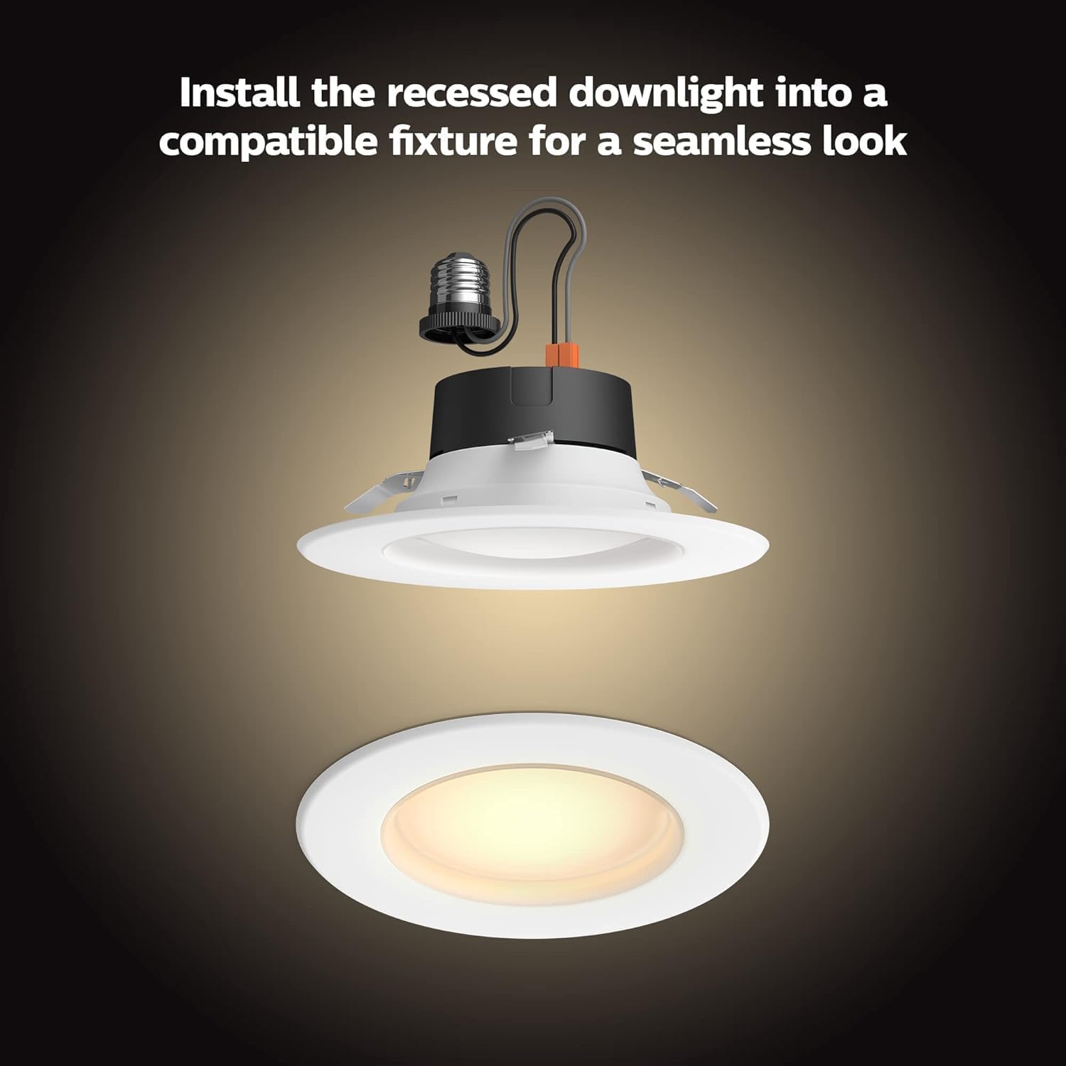Philips Hue Smart Retrofit Recessed Lighting 4 inch - White